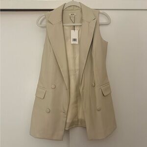 NWT Jason Wu Leather Vest